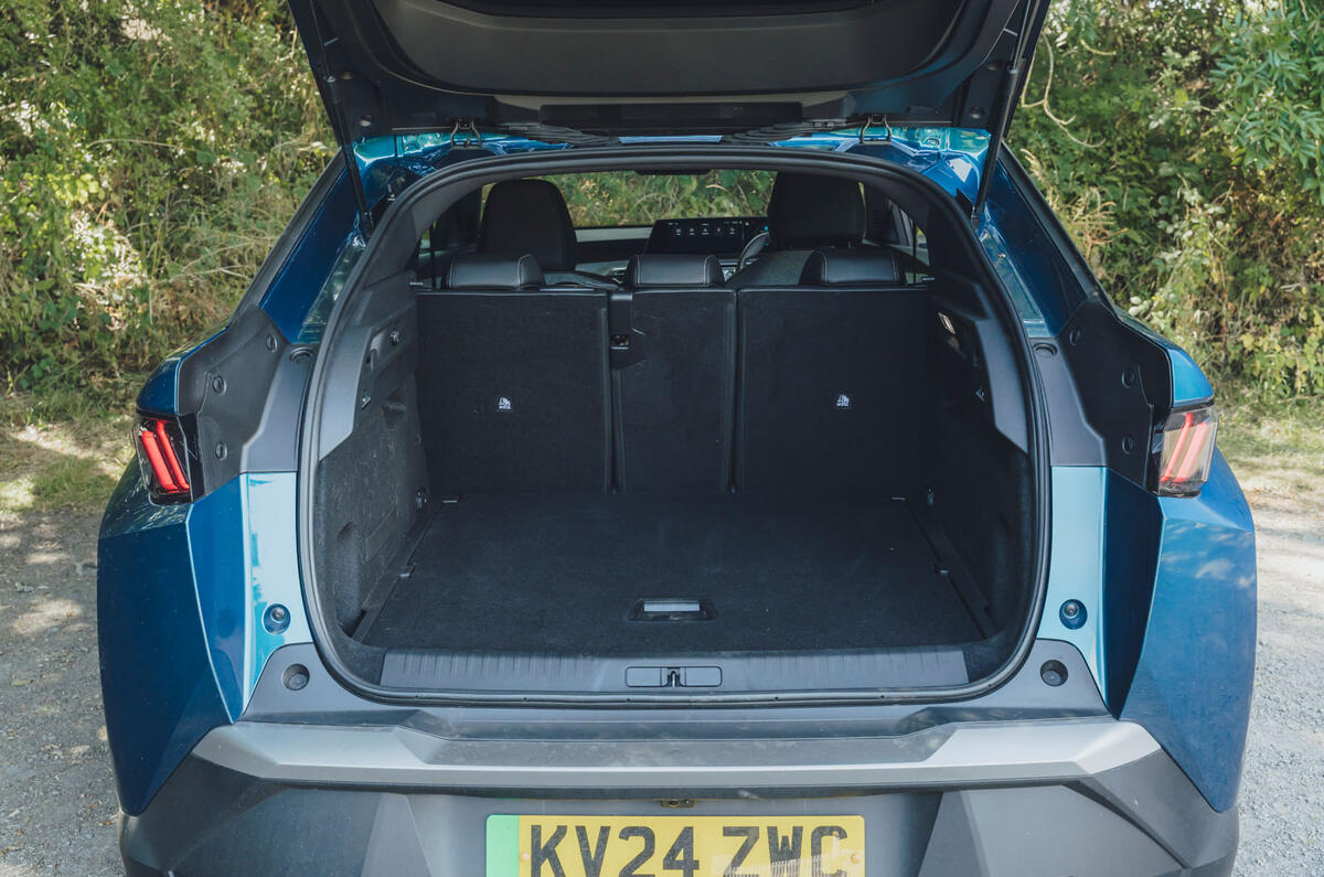 Peugeot E 3008 review 2024 21 boot